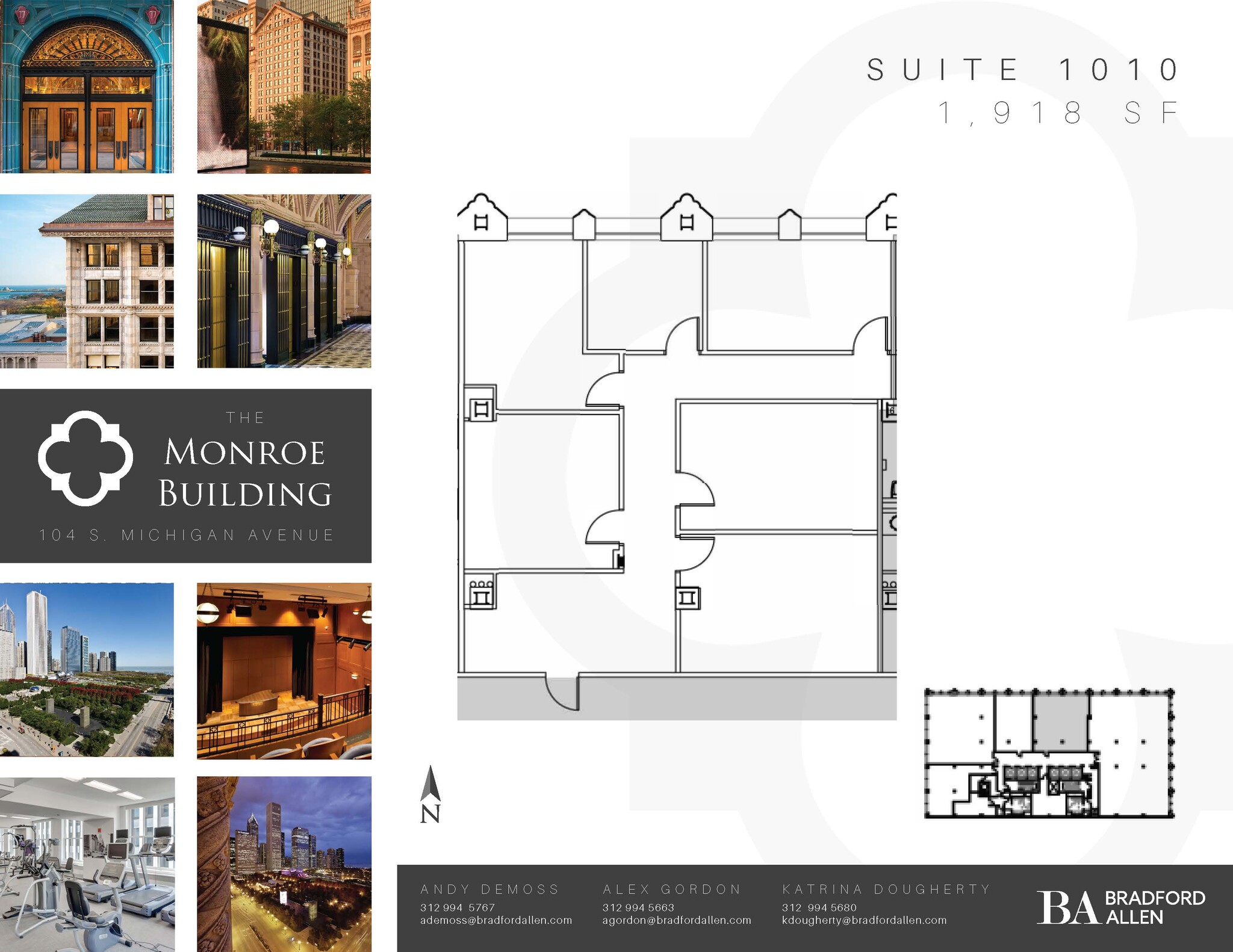 104 S Michigan Ave, Chicago, IL à louer Plan d’étage– Image 1 sur 3