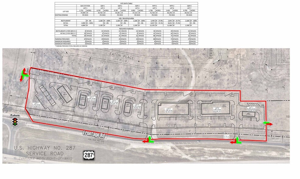 NEQ US-287 & Black Champ Rd, Waxahachie, TX à louer - Plan de site – Image 2 sur 2
