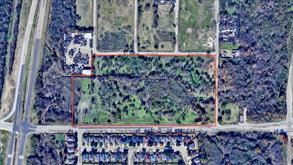 8421 Camp Wisdom Road, Dallas, TX à vendre - Aérien – Image 3 sur 8