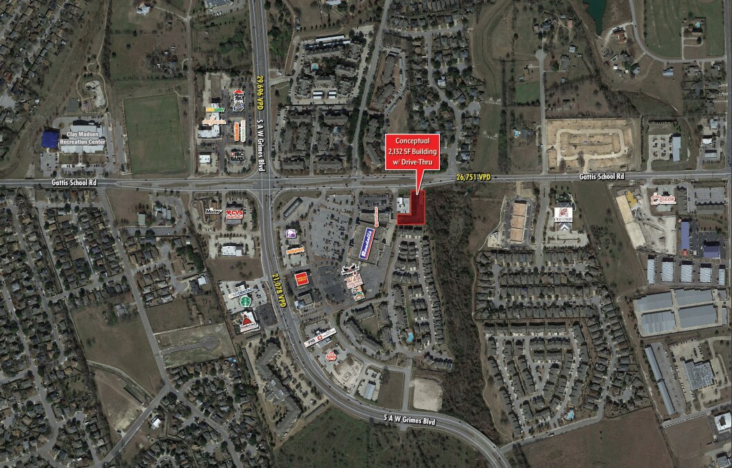 2151 Gattis School Rd, Round Rock, TX à vendre Photo de l’immeuble– Image 1 sur 2