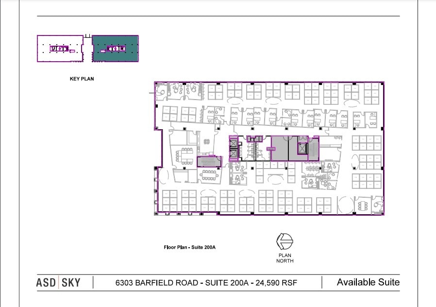 6301 Barfield Rd, Atlanta, GA à louer Plan d’étage– Image 1 sur 1