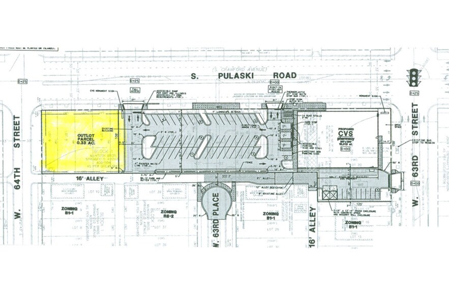 63rd St & S Pulaski Rd, Chicago, IL à vendre - Plan de site – Image 3 sur 3