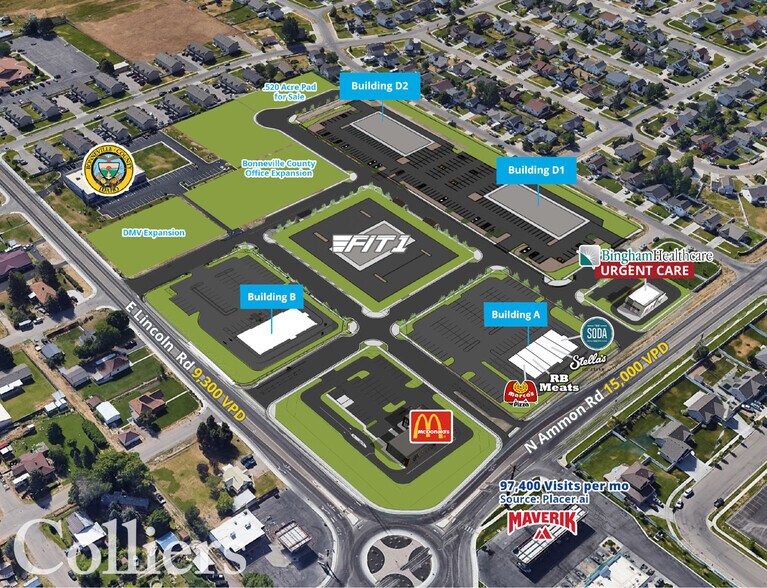3710 Lincoln Rd., Idaho Falls, ID à louer - Photo de l’immeuble – Image 3 sur 6