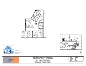 8131 Lyndon B Johnson Fwy, Dallas, TX à louer Plan d’étage– Image 2 sur 2