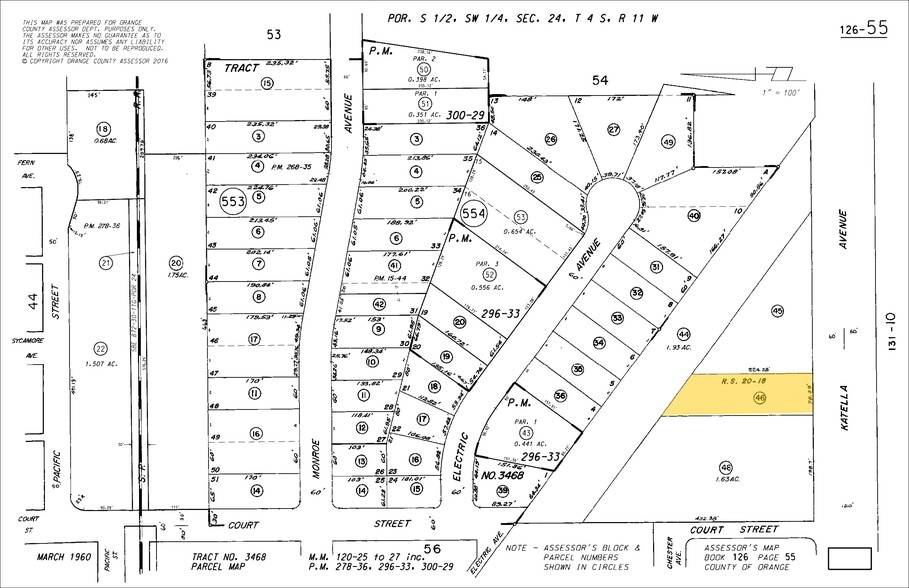 8141 Katella Ave, Stanton, CA à louer - Plan cadastral – Image 2 sur 2