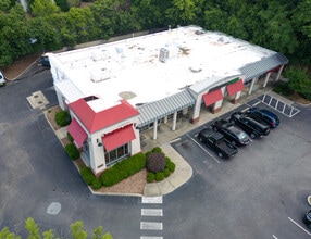 200 W Peace St, Raleigh, NC - Vue aérienne vue de carte - Image1