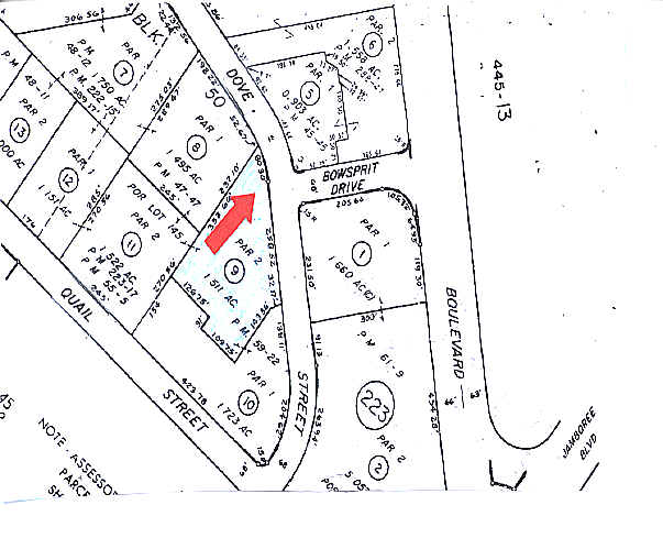 1001 Dove St, Newport Beach, CA à louer - Plan cadastral – Image 2 sur 11