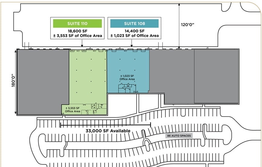 4344 Federal Dr, Greensboro, NC à louer Plan d’étage– Image 1 sur 1
