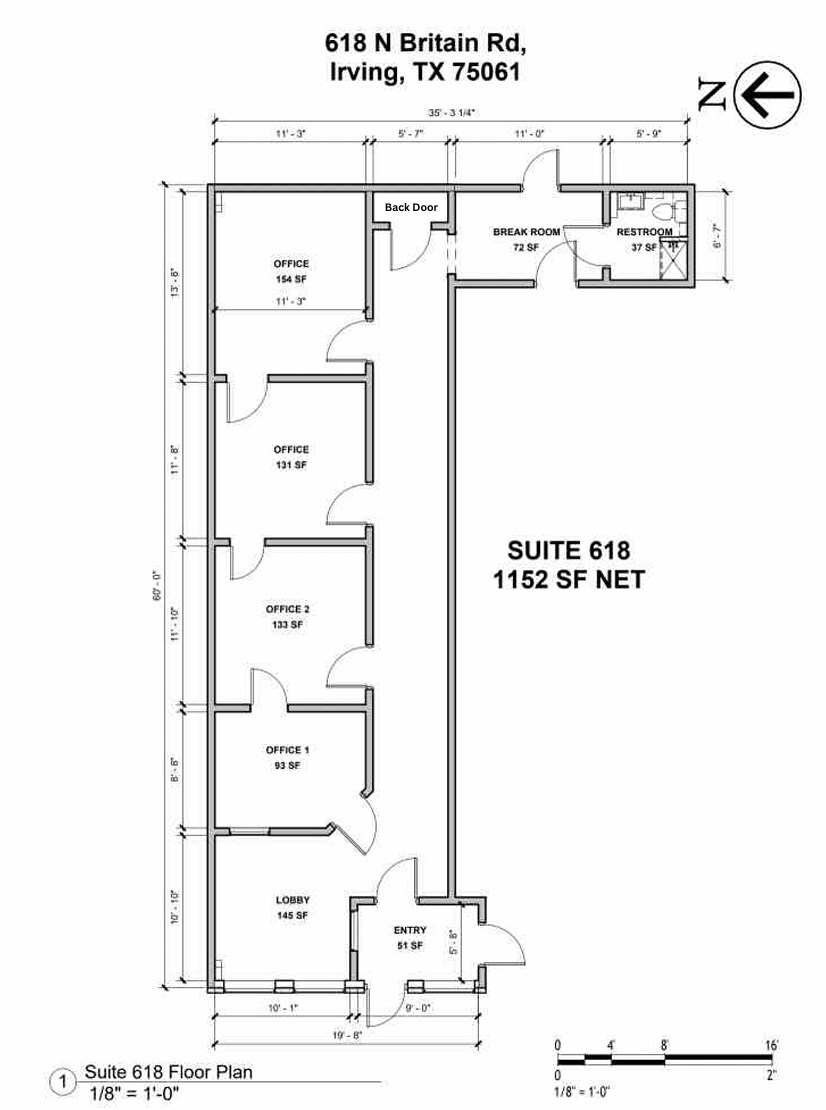 614-626 N Britain Rd, Irving, TX à louer Plan d’étage– Image 1 sur 1