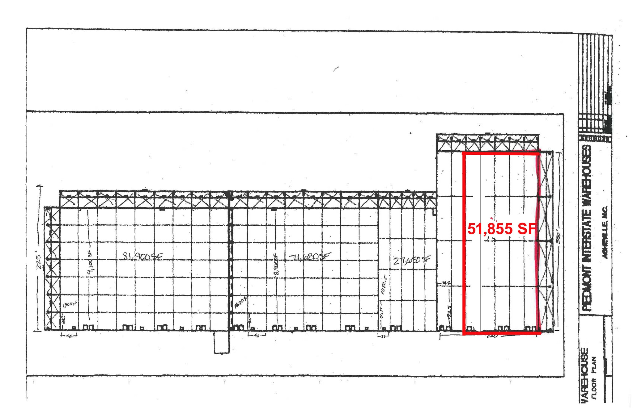 535 Cane Creek Industrial Par Rd, Fletcher, NC à louer Plan d’étage– Image 1 sur 4