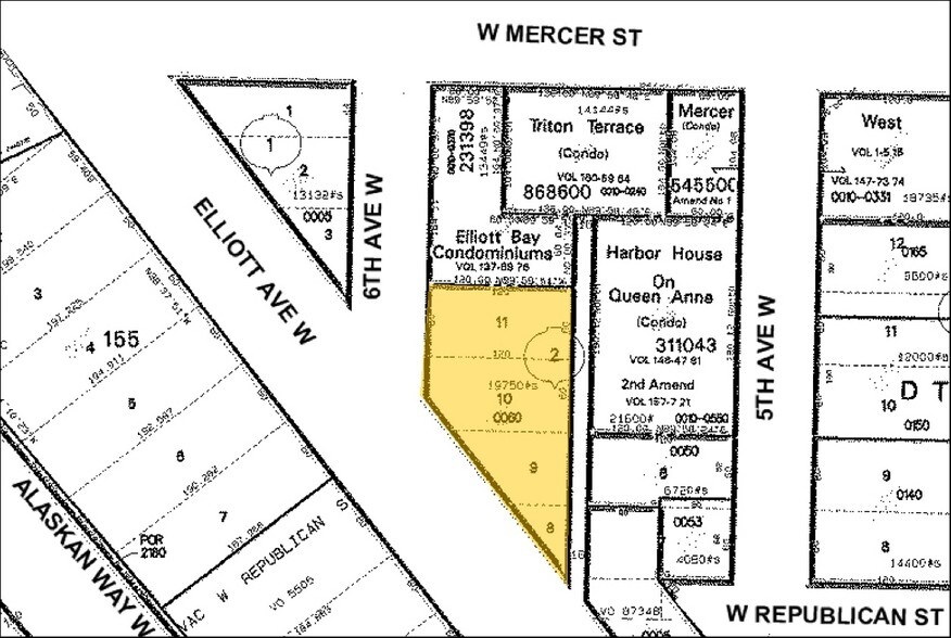 500 Elliott Ave W, Seattle, WA à vendre - Plan cadastral – Image 3 sur 14