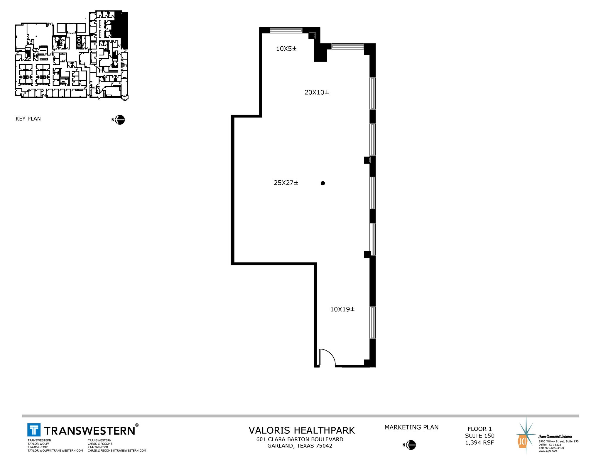 530 Clara Barton Blvd, Garland, TX à louer Plan d’étage– Image 1 sur 1