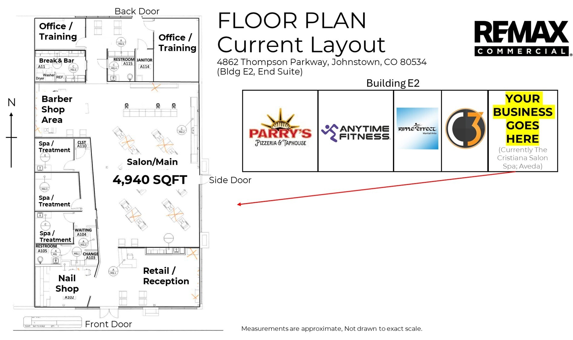 4860-4874 Thompson Pky, Johnstown, CO à louer Plan d’étage– Image 1 sur 1