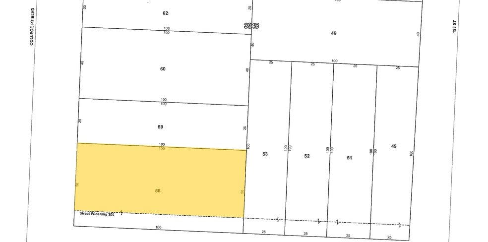 122-01 College Point Blvd, College Point, NY à vendre - Plan cadastral – Image 2 sur 2