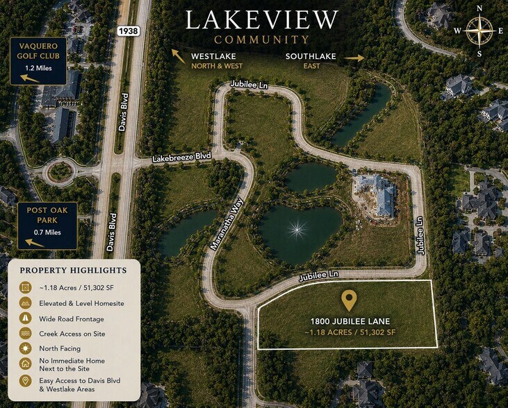 1800 Jubilee Ln, Southlake, TX à vendre - Photo principale – Image 1 sur 1
