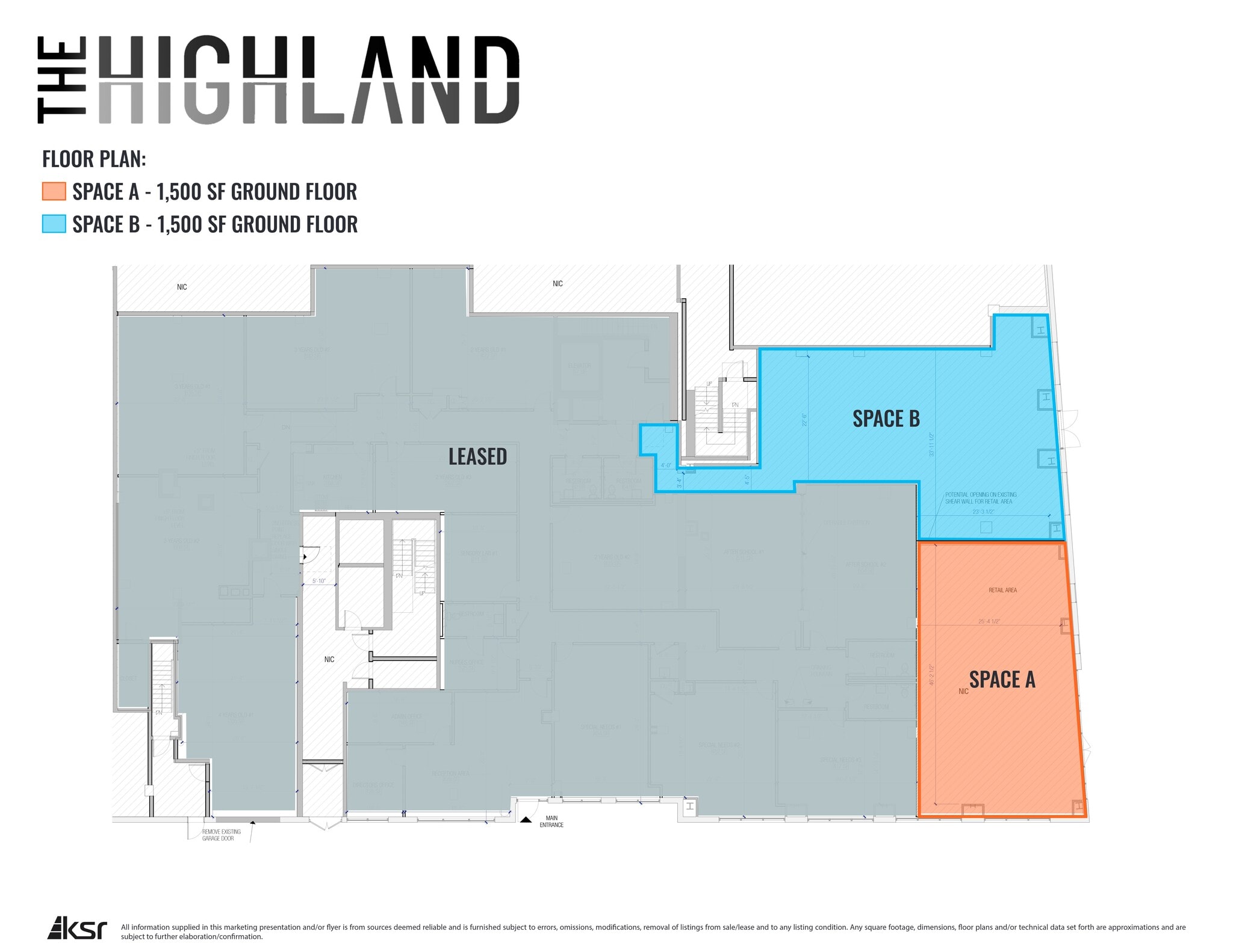 2840 Atlantic Ave, Brooklyn, NY à louer Plan de site– Image 1 sur 2
