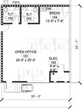 610 Lanark Dr, San Antonio, TX à louer Plan d’étage– Image 2 sur 2