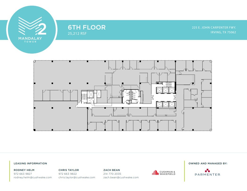225 E John Carpenter Fwy, Irving, TX à louer Plan d’étage– Image 1 sur 1