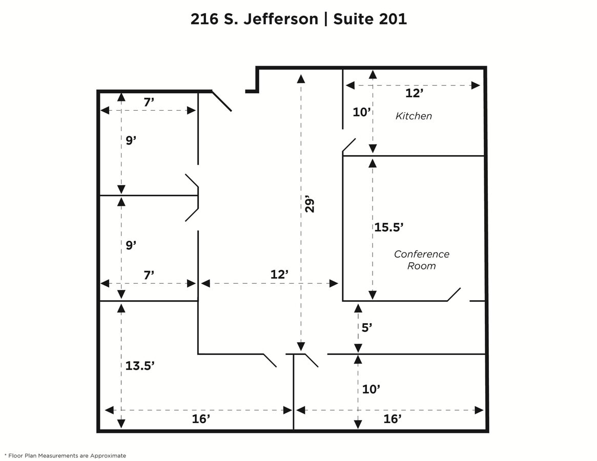 216 S Jefferson St, Chicago, IL 60661 - Lot 201 -  - Plan d’étage - Image 1 of 4