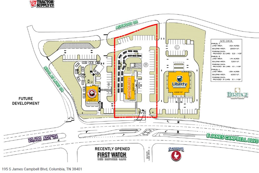 195 S James M Campbell Blvd, Columbia, TN à vendre - Photo principale – Image 2 sur 5