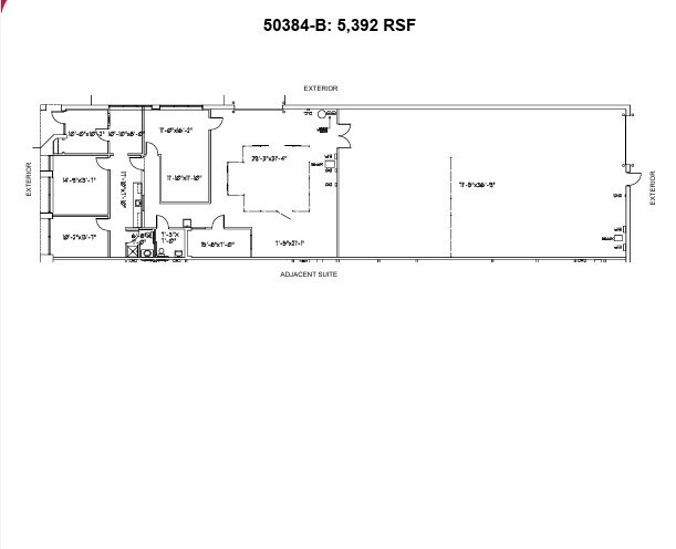 50220-50230 Dennis Industrial Ct, Wixom, MI à louer Plan d’étage– Image 1 sur 2