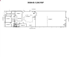 50220-50230 Dennis Industrial Ct, Wixom, MI à louer Plan d’étage– Image 1 sur 2
