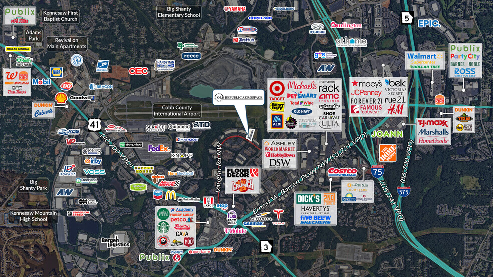 2015 Vaughn Rd NW, Kennesaw, GA à vendre - Photo de l’immeuble – Image 2 sur 5