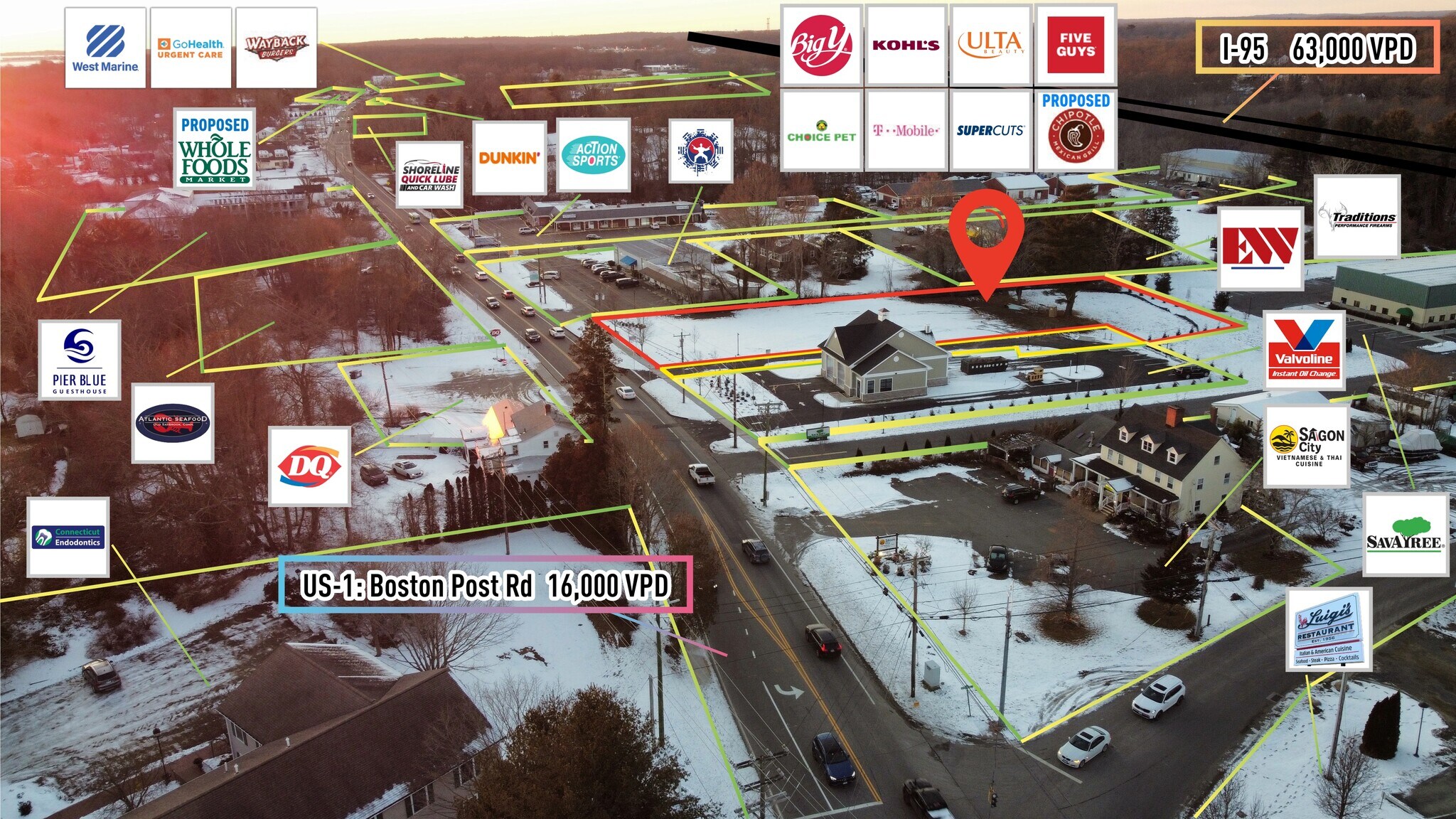 1333 Boston Post Rd, Old Saybrook, CT à vendre Photo principale– Image 1 sur 6