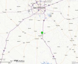 685 Corgey Rd, Pleasanton, TX - Vue aérienne vue de carte - Image1