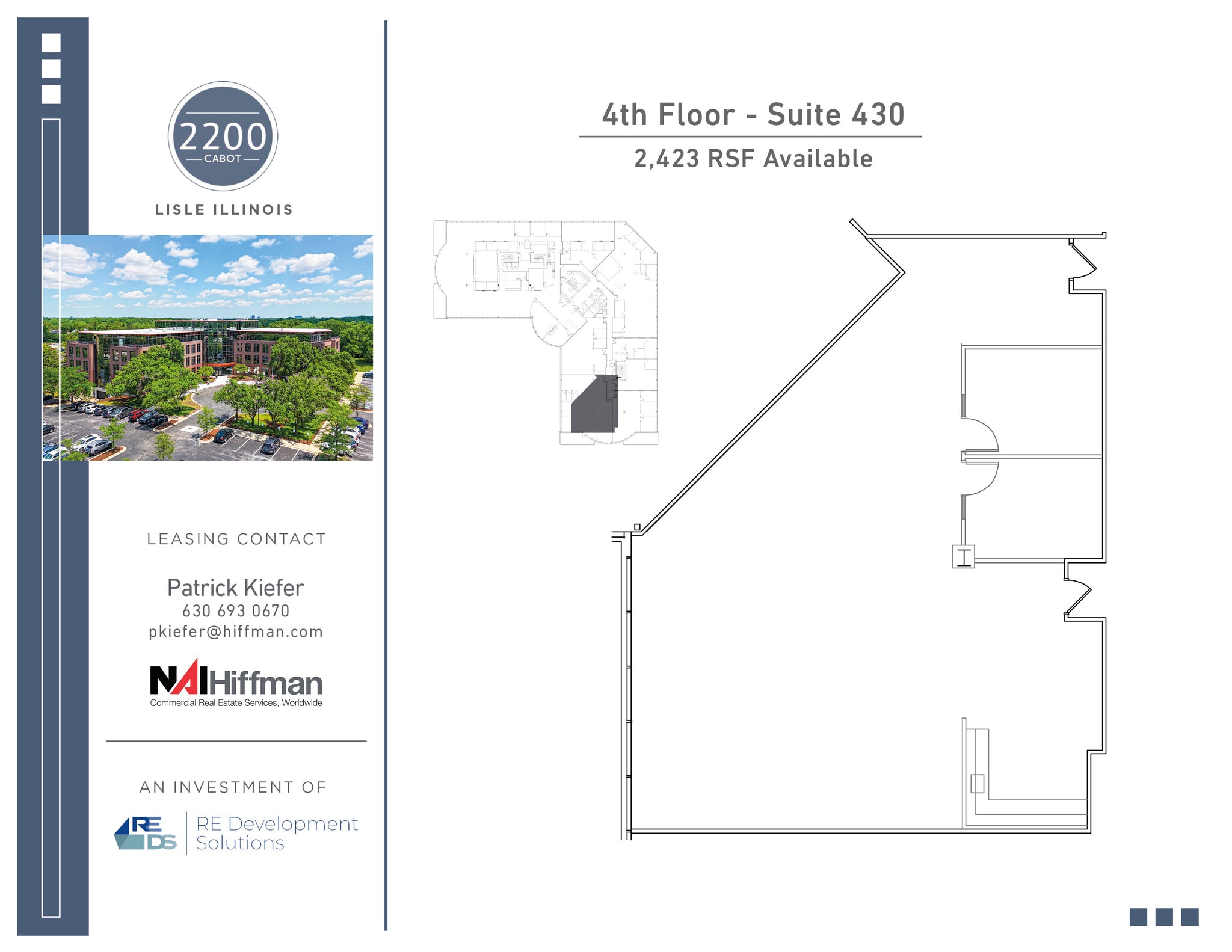 2200 Cabot Dr, Lisle, IL à louer Plan d’étage– Image 1 sur 1