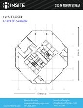 525 N Tryon St, Charlotte, NC à louer Plan de site– Image 1 sur 1