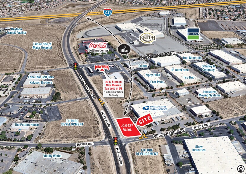 400 Unser Blvd SE, Albuquerque, NM à louer - Photo de l’immeuble – Image 2 sur 3