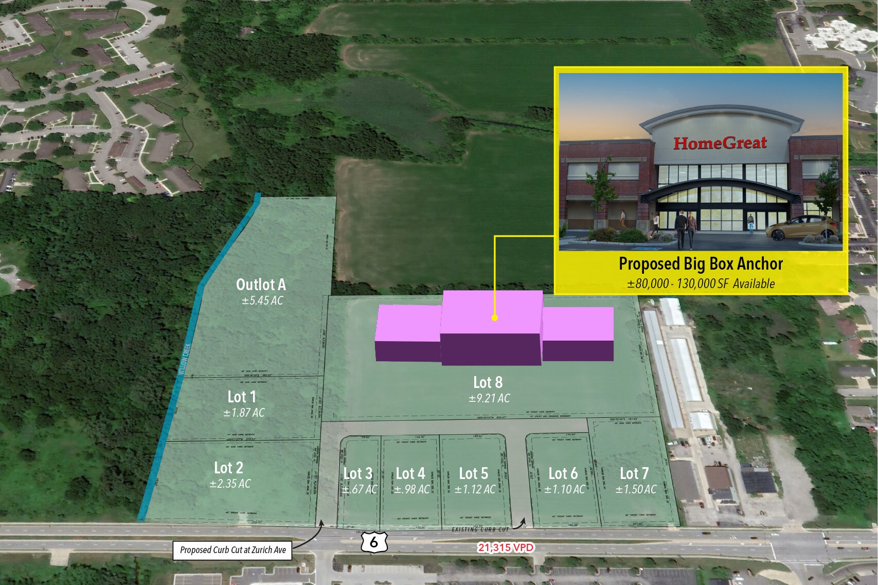 5740 US-6, Portage, IN à vendre Plan de site– Image 1 sur 4