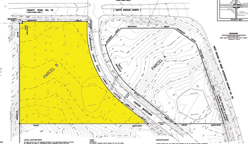 Keats Ave, Lake Elmo, MN à vendre - Plan cadastral – Image 2 sur 2