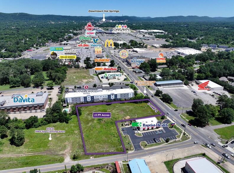 3412 Central Ave, Hot Springs, AR à vendre - Photo de l’immeuble – Image 1 sur 21
