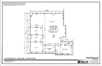1100 Spring St NW, Atlanta, GA à louer Plan d’étage– Image 1 sur 1