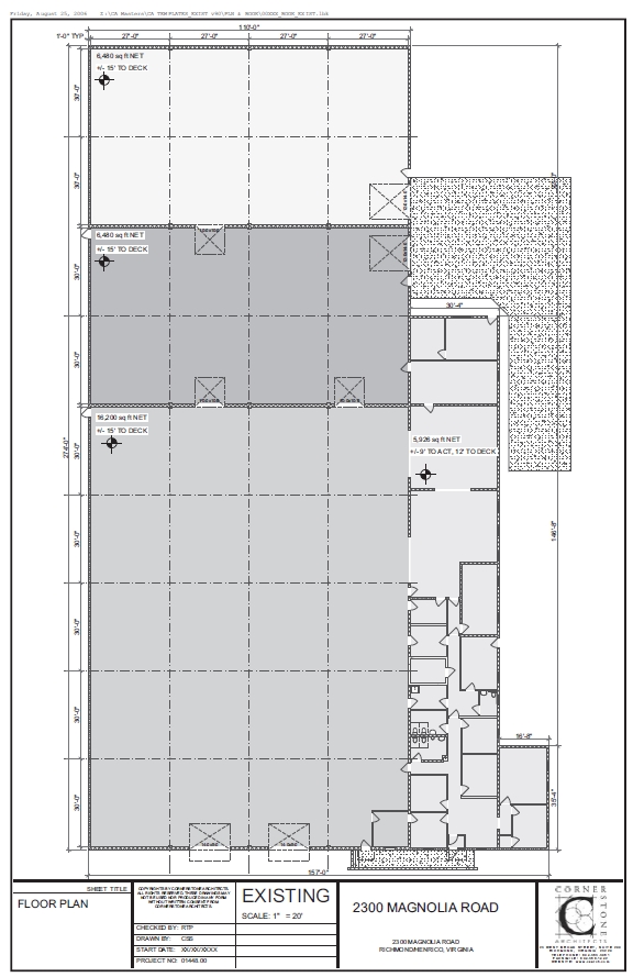 2310 Magnolia Rd, Richmond, VA à louer Plan de site– Image 1 sur 2