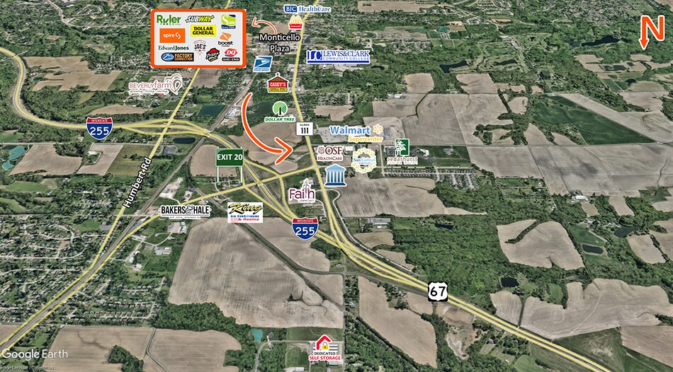 6701 Godfrey Rd, Godfrey, IL à vendre - Photo de l’immeuble – Image 2 sur 2