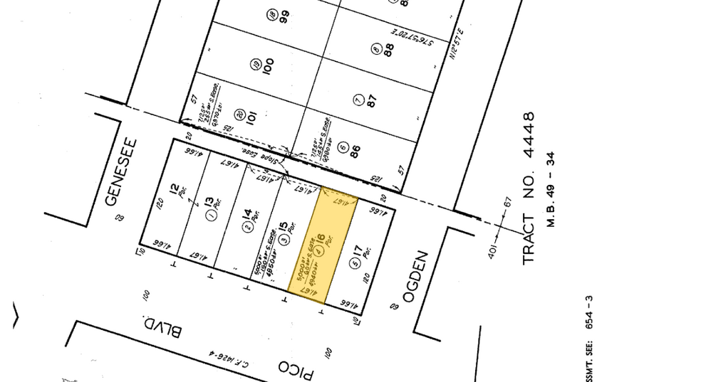 5770 W Pico Blvd, Los Angeles, CA à vendre - Plan cadastral – Image 2 sur 4