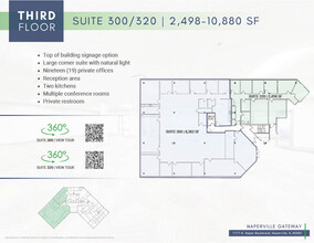 1717 N Naper Blvd, Naperville, IL à louer Plan d’étage– Image 1 sur 7