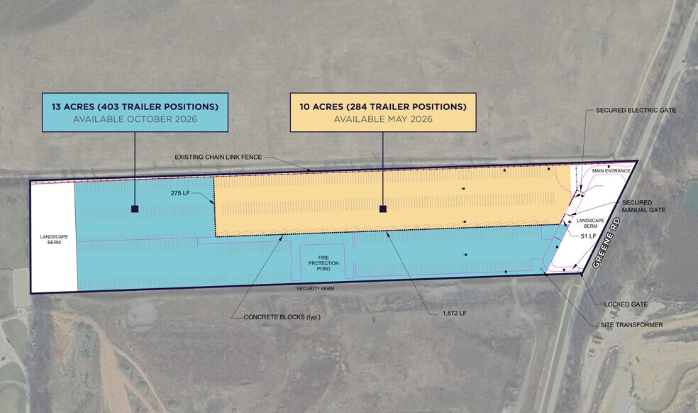 899 Greene Rd, Bolingbrook, IL à louer - Plan de site – Image 3 sur 3