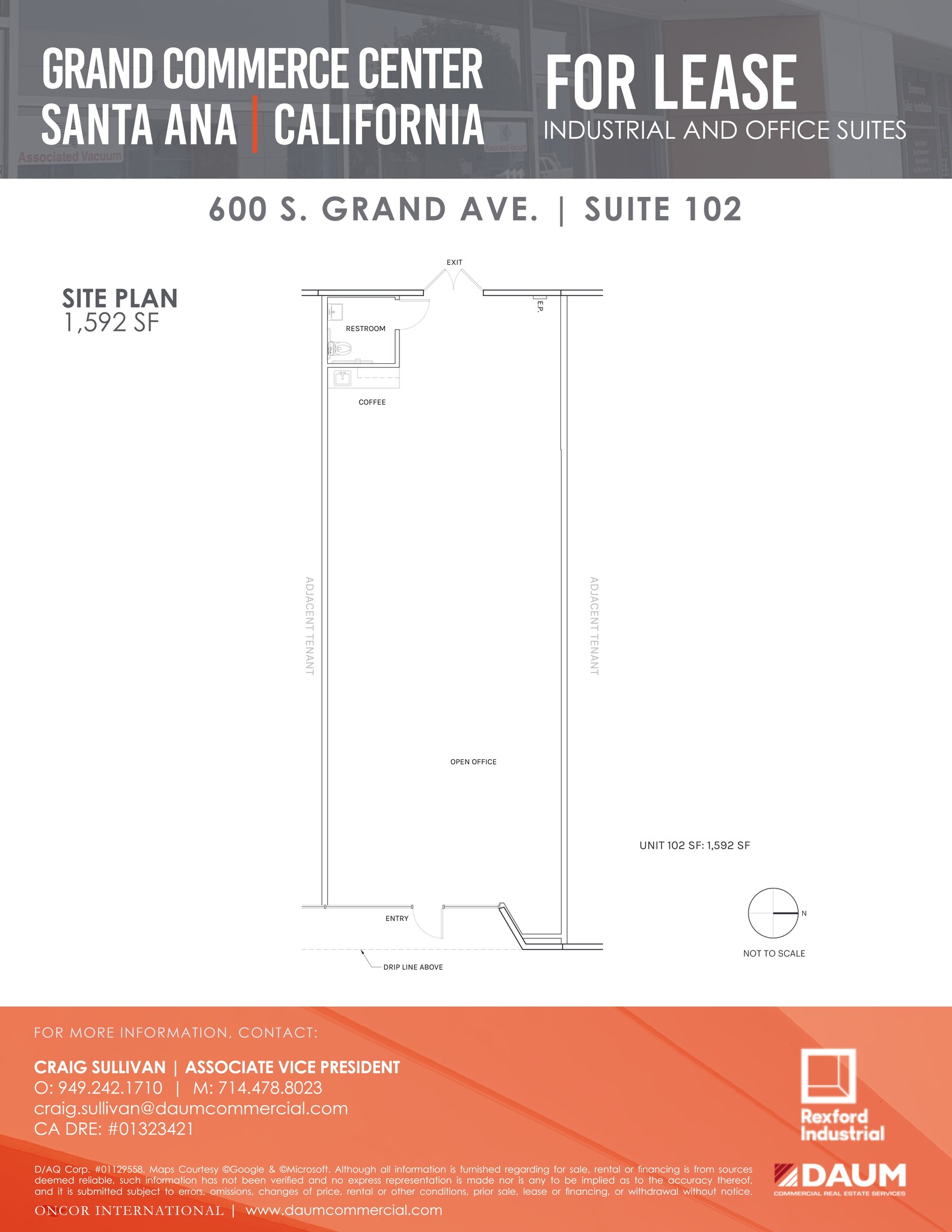 600 S Grand Ave, Santa Ana, CA à louer Plan de site– Image 1 sur 1