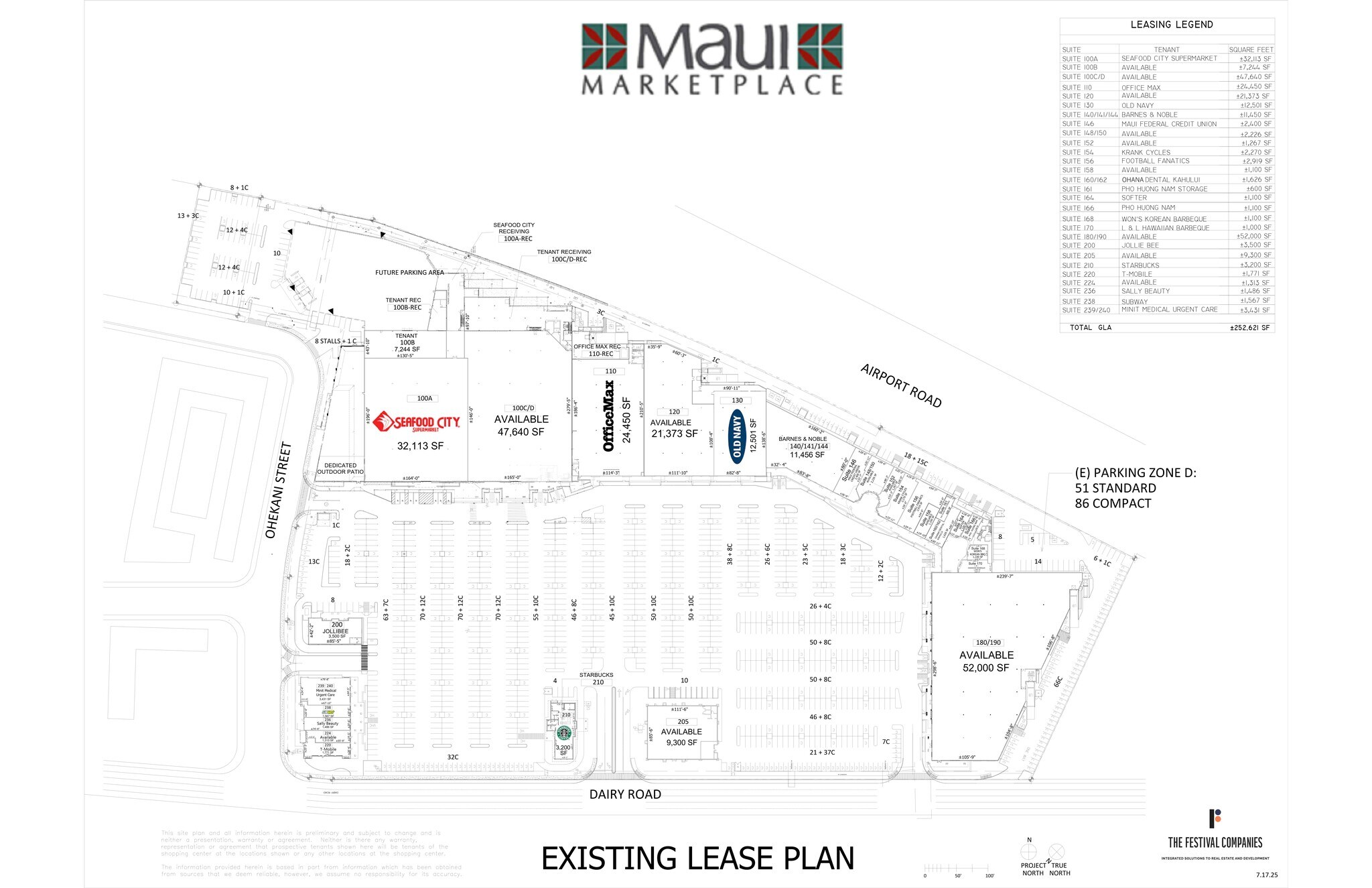 270 Dairy Rd, Kahului, HI à louer Plan de site– Image 1 sur 7
