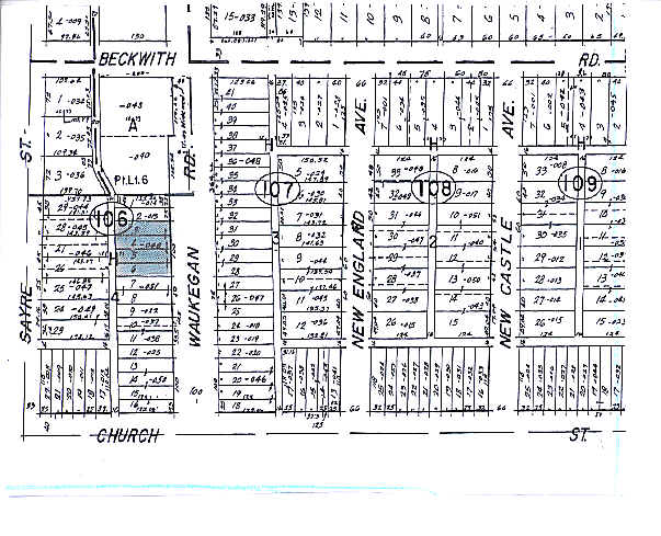 9224 N Waukegan Rd, Morton Grove, IL à vendre - Plan cadastral – Image 2 sur 8