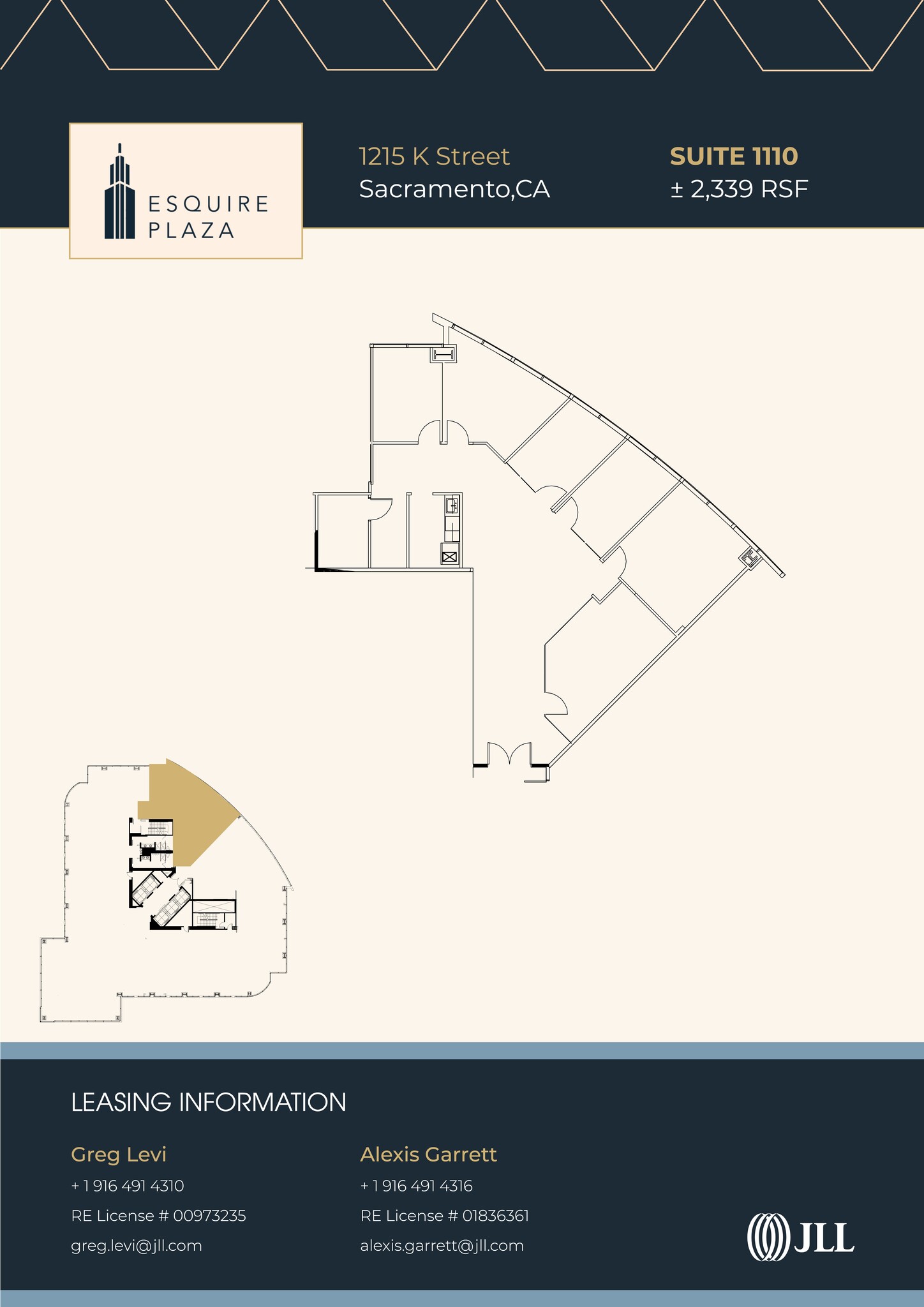 1213-1215 K St, Sacramento, CA à louer Plan de site– Image 1 sur 1