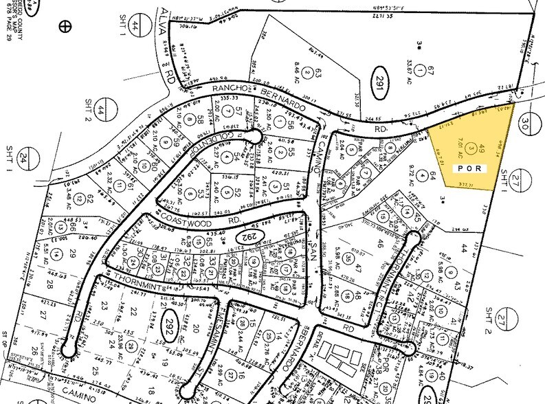 10815 Rancho Bernardo Rd, San Diego, CA à louer - Plan cadastral – Image 2 sur 5