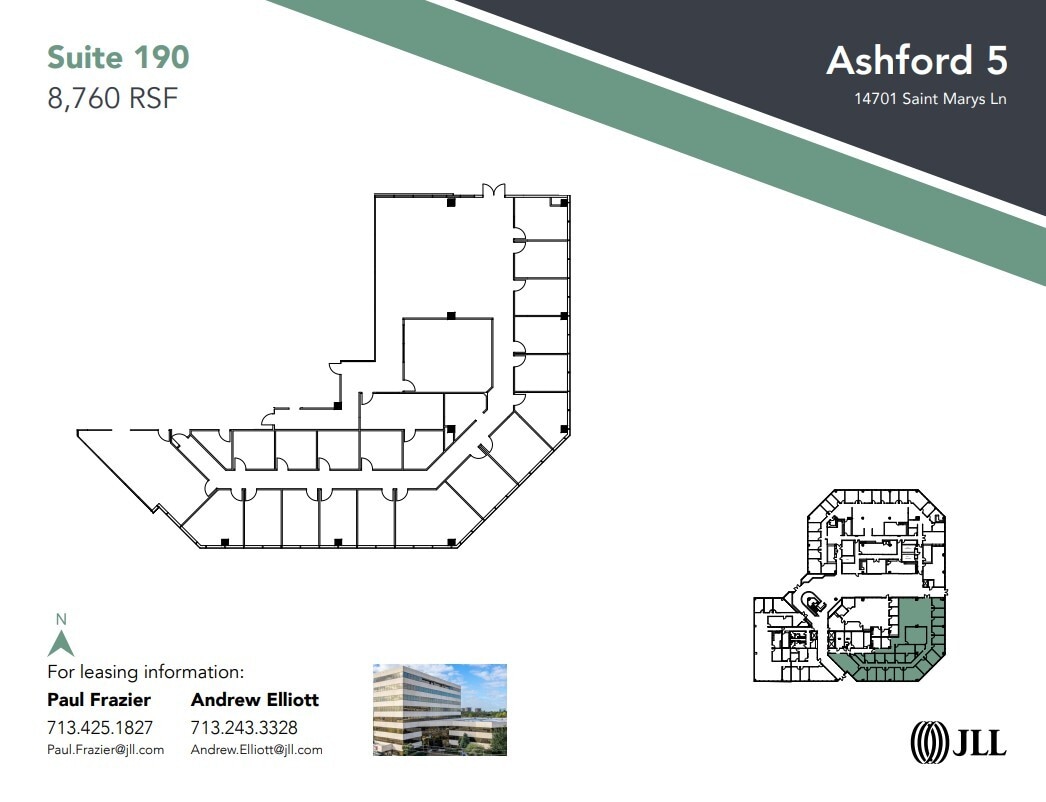 14701 St. Marys Ln, Houston, TX à louer Plan d’étage– Image 1 sur 1