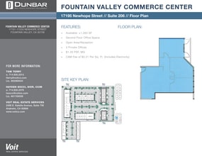 17151 Newhope St, Fountain Valley, CA à louer Plan d’étage– Image 1 sur 1