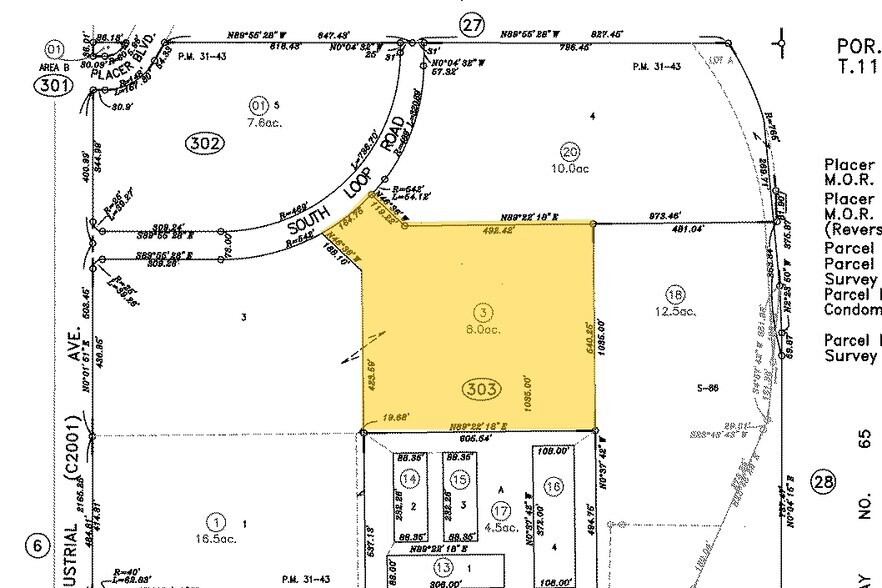S Loop Rd, Rocklin, CA à vendre - Plan cadastral – Image 3 sur 3