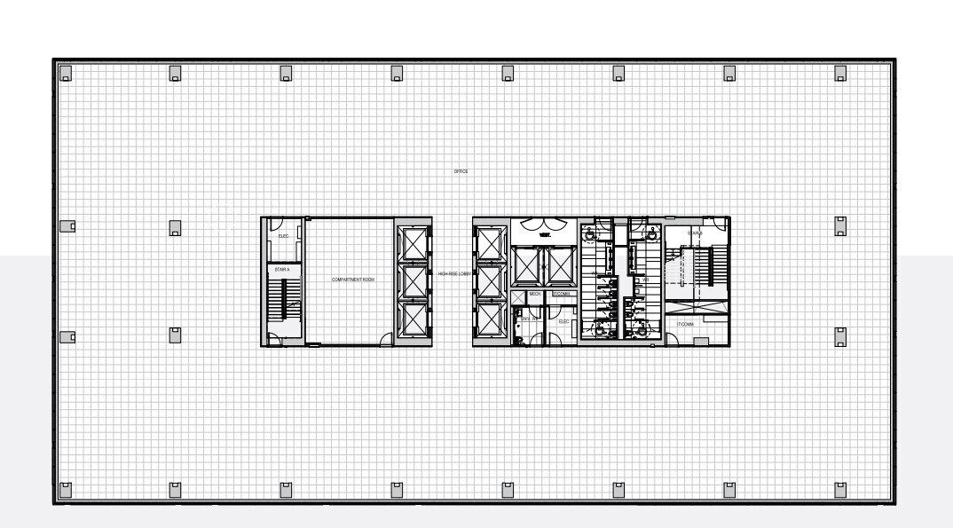 100 Queens Quay E, Toronto, ON à louer Plan d’étage– Image 1 sur 1